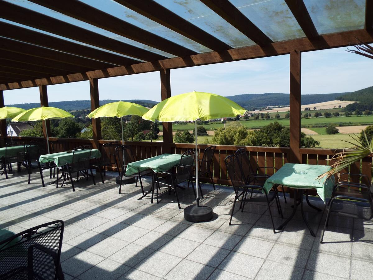 Hotel Garni Zum Reinhardswald Gewissenruh Exterior foto